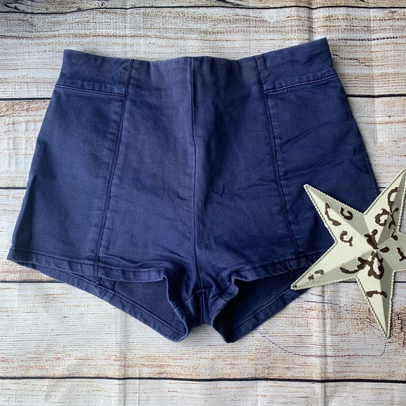 Thick Jean Shorts High Waist size 26 - H-24 - Picture 1 of 3